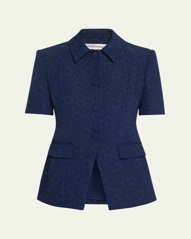 Bodie Floral Short-Sleeve Jacket